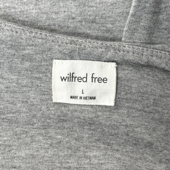 ARITZIA WILFRED 90s Heather Grey Square Neck Sleeveless Cami Thong Bodysuit L - Picture 2 of 3